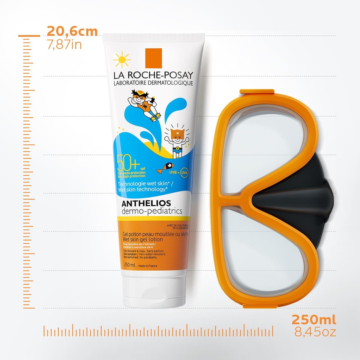 La Roche Posay ProductPage Sun Anthelios Wet Skin Gel Dermo Pediatrics